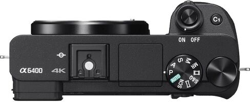 Sony a6400 Mirrorless Camera (ILCE-6400/B) + 64GB Card + NPF-W50 Battery + Card Reader + Corel Photo Software + HDMI Cable + Case + Flex Tripod + Hand Strap + Cap Keeper + More (Renewed) in Saudi Arabia