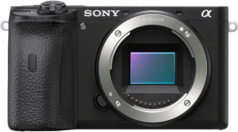 Sony a6600 Mirrorless Camera (ILCE6600/B) + 2 x NP-FZ100 Compatible Battery + 64GB Card + Card Reader + LED Light + Corel Photo Software + HDMI Cable + Case + Flex Tripod + Hand Strap + More (Renewed) in Saudi Arabia