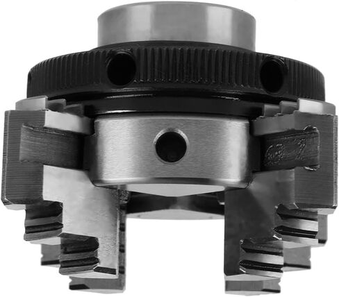 50mm 4, Jaw Reversible Self Centering Thread Power & Hand Tools Mount Lathe Manual Chuck K02 50 with 2pcs Lock Rod in Saudi Arabia
