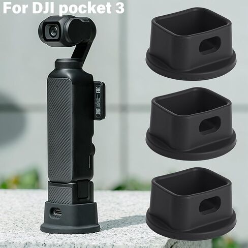 Silicone Holder Base for DJI Osmo Pocket 3 Camera Desktop Anti-Slip Fixed Extension Base Stand Accessories in Saudi Arabia