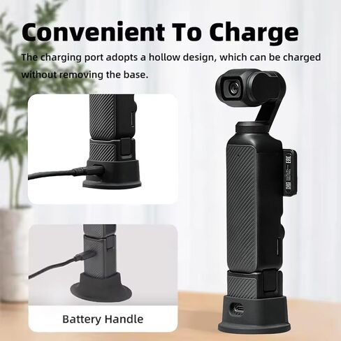 Silicone Holder Base for DJI Osmo Pocket 3 Camera Desktop Anti-Slip Fixed Extension Base Stand Accessories in Saudi Arabia