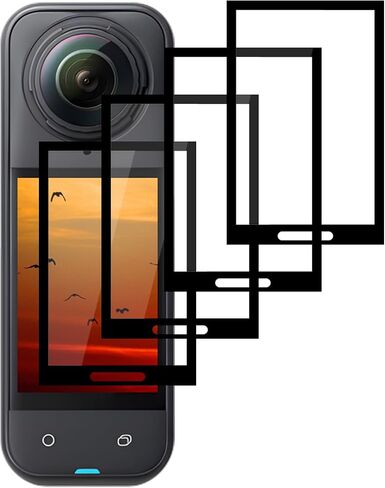 [4pcs] واقي الشاشة لـ Insta360 x5 - كاميرا عمل مقاومة للماء 8K 360 ° ، واقي شاشة زجاجي واضحة جدًا ، ومكافحة ، ومكافحة ، وجودة HD in Saudi Arabia