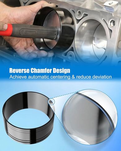 Piston Ring Compressor Tool Fit for 4.065" Bore 6.2L LS3 L99 LS9 L92 K9H L94, Aluminum in Saudi Arabia