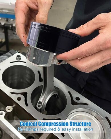 Piston Ring Compressor Tool Fit for 4.065" Bore 6.2L LS3 L99 LS9 L92 K9H L94, Aluminum in Saudi Arabia