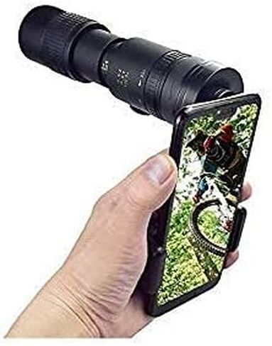 High Power HD 4K 10-300X40MM Super Telezoom أحادي التلسكوب أحادي الضباب الأحادي مع حامل الهاتف الذكي - لمشاهدة الطيور // السفر/المشي لمسافات طويلة/التخييم in Saudi Arabia