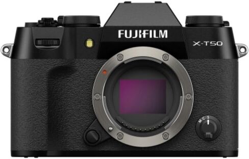 Fujifilm X-T50 كاميرا بدون مرآة | Black مجمعة مع Sigma 18-50mm f/2.8 DC DN العدسة المعاصرة + بطاقة ذاكرة 64 جيجابايت + شاحن البطارية + مرشح UV + طقم بداية الصورة + قطعة قماش التنظيف (7 عناصر) in Saudi Arabia