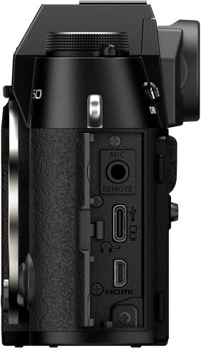 Fujifilm X-T50 كاميرا بدون مرآة | Black مجمعة مع Sigma 18-50mm f/2.8 DC DN العدسة المعاصرة + بطاقة ذاكرة 64 جيجابايت + شاحن البطارية + مرشح UV + طقم بداية الصورة + قطعة قماش التنظيف (7 عناصر) in Saudi Arabia