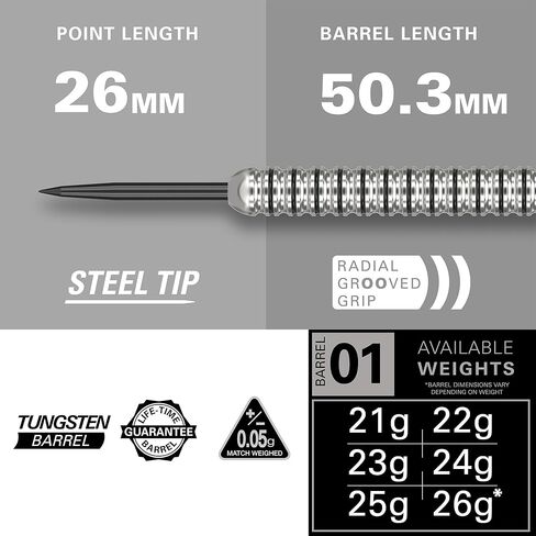 مجموعة سهام الهدف Artemis Tungsten Steel Tip Darts - 6 أعمدة قبضة احترافية - 9 رحلات طيران Pro Ultra - محفظة رمي السهام - حزمة قسيمة تطبيق عداد السهام in Kuwait