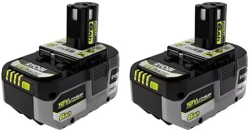 RYOBI ONE+ 18V High Performance Lithium-Ion 6.0 Ah Battery (2-Pack) in Saudi Arabia