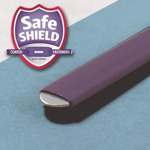 Smead Pressboard Classification File Folder with SafeSHIELD Fasteners, 3 Dividers, 3" Expansion, Legal Size, Yellow, 10 per Box (19098) (Pack of 1) in Kuwait