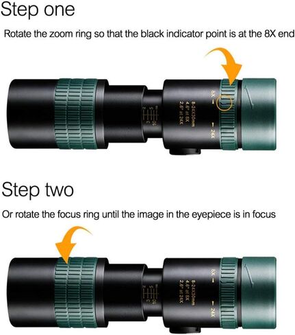 تم تحديث أحدث قابلة للتطوير 8-24x30 عالية من التلسكوب القوي FMC BAK4 PRISM LENS تمتد نطاق أحادي النطاق in Saudi Arabia