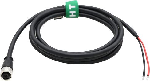 M12 4-pin cable-power cable 24V لـ Cognex 3D-A5000 A5005 A5030 A5060 A5120 Area Sensor 3D Camera Sensor ، 3M in Saudi Arabia