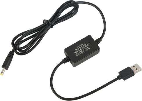aqxreight 1.2m USB 5V to DC 8V Voltage Cable Step Up Voltage Converter Power Cable for Camera Desk Lamp and Loudspeaker DC5521 (DC5521) in Saudi Arabia