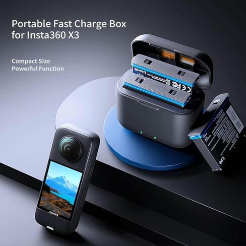 Hub Fast Battern Charger Hub لـ X3 ، محطة تخزين شحن البطارية السريعة ، محمول ، محور شحن سريع محمول مع مؤشر LED in Kuwait