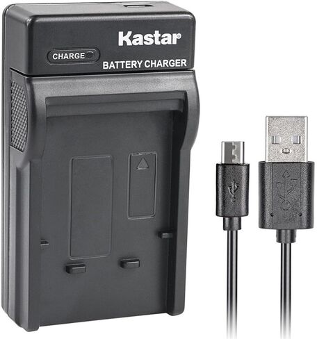 Kastar Slim USB Charger for Samsung SLB-0837B SLB-0837(B) Samsung Digimax L70 Digimax L83T L85T Samsung Digimax L201 Digimax L301 Digimax NV8 Digimax NV10 Digimax NV15 Digimax NV20 Digimax SL201 in Saudi Arabia