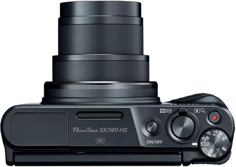 Canon PowerShot SX740 HS Digital Camera (Black) مع بطاقة ذاكرة 64 جيجابايت + CASE + TRUPOD + حزمة الملحقات (متجددة) in Kuwait