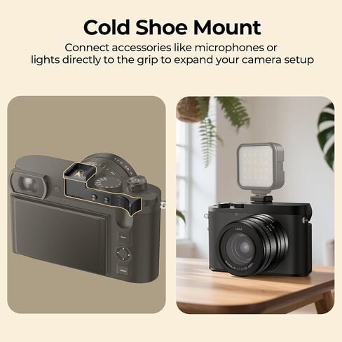 قبضة إبهام Freewell لـ Leica Q3 43/Q3 مع حبل أحذية بارد ، الألومنيوم CNC ، حشوة سيليكون مقاومة للخدش in Saudi Arabia