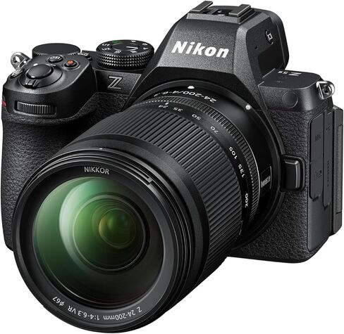 Nikon Z5ii FX Full Frame Lirrorless Camera مع Nikkor Z 24-200mm VR Lens 1688 Bundle مع Deco Gear Photography Kit | صور مؤيدة للمستوى والفيديو 4K | الهجينة AF ، IBIS | نموذج الشريك المعتمد من الولايات المتحدة الأمريكية in Saudi Arabia