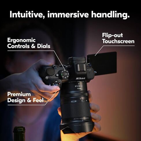Nikon Z5ii FX Full Frame Lirrorless Camera مع Nikkor Z 24-200mm VR Lens 1688 Bundle مع Deco Gear Photography Kit | صور مؤيدة للمستوى والفيديو 4K | الهجينة AF ، IBIS | نموذج الشريك المعتمد من الولايات المتحدة الأمريكية in Saudi Arabia