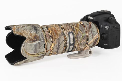 CHASING BIRDS Camouflage Waterproof Lens Coat for Canon EF 70-200mm F2.8 L is USM II III Rainproof Lens Protective Cover (Classic Black) in Kuwait