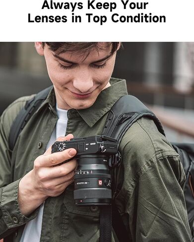 55mm Front Lens Cap Cover Compatible with Cap Keeper for Nikon D3500 D3400 D5600 D7500 with AF-P 18-55mm Kit Lens & Other Lenses with 55mm Filter Thread (Not for AF-S 18-55mm, Canon EF-S 18-55mm Lens) in Saudi Arabia