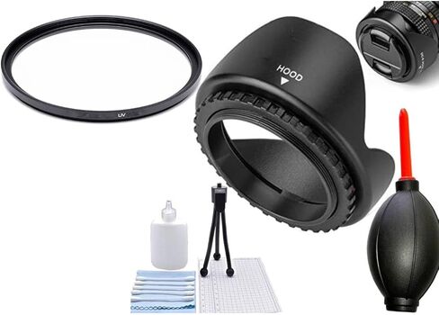 مرشح UV 67 مم + غطاء العدسة القابلة للانعكاس لـ Nikon AF-S Nikkor 85mm f/1.8g عدسة in Saudi Arabia