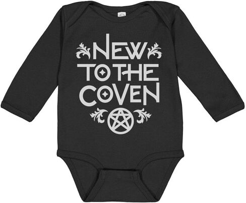 Taty Kids New to the Coven Long Sleeve Baby Bodysust in Saudi Arabia