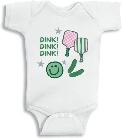 Taty Kids Dink Pickleball Baby Bodysuit in Saudi Arabia