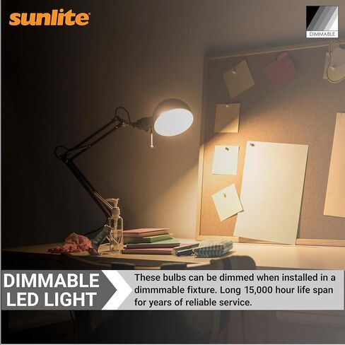 Sunlite R14/LED/E26/4W/D/27K LED R14 Mini-Reflector Floodlight 4 Watt (25W Equivalent) Light Bulbs, Medium (E26) Base, 2700K, Warm White in Saudi Arabia