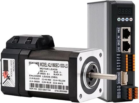 1pcs Closed Loop Stepper Motor Kit 0.7N.m 99oz-in Step Motor and Drive Unit 2HCS558 Style for Automatic Door(Motor with 2m Cables) in Saudi Arabia