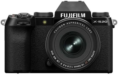 الكاميرا الرقمية Fujifilm X-S20 بدون مرآة XF16-50MMF2.8-4.8 R LM WR-حزمة سوداء مع الملحقات in Saudi Arabia