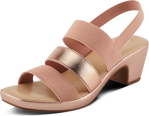 PATRIZIA Women's MARZULA Multi Strap Slingback Heeled Sandals in Saudi Arabia