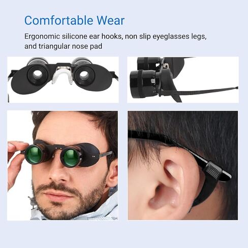 نظارات مجهر ، مناظير الصيد ، HD 10x exeglasse القابلة للطي لمشاهدة الطيور ، والرياضة ، والحفلات الموسيقية ، والمسرح ، والأوبرا in Kuwait