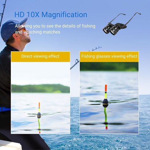 نظارات مجهر ، مناظير الصيد ، HD 10x exeglasse القابلة للطي لمشاهدة الطيور ، والرياضة ، والحفلات الموسيقية ، والمسرح ، والأوبرا in Kuwait