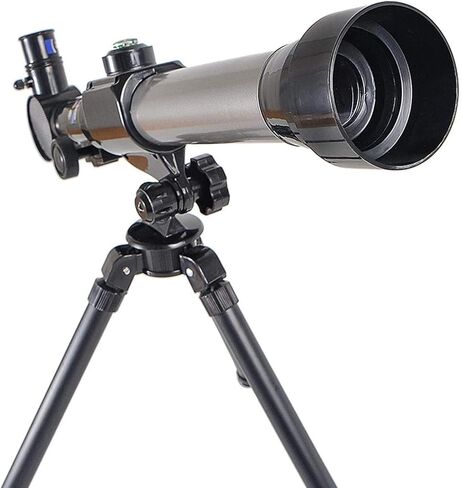 Astronomical Refractor Telescope 50mm Aperture 600mm Focal Length with Tripod & Eyepieces for Kids Beginners in Saudi Arabia