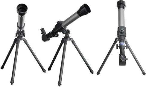 Astronomical Refractor Telescope 50mm Aperture 600mm Focal Length with Tripod & Eyepieces for Kids Beginners in Saudi Arabia