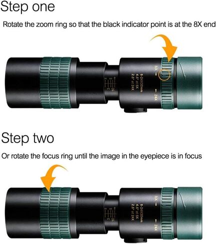 مناظير قابلة للتطوير 8-24x30 عالية التلسكوب القوي FMC BAK4 PRISM LENS تمتد نطاق أحادي النطاق in Saudi Arabia