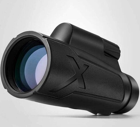 12X Lightweight Monoculars HDFMC Broadband Green Film Large Eyepiece Telescope Nitrogen-Filled Waterproof Roof Prism in Kuwait