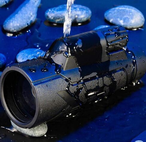 12X Lightweight Monoculars HDFMC Broadband Green Film Large Eyepiece Telescope Nitrogen-Filled Waterproof Roof Prism in Kuwait