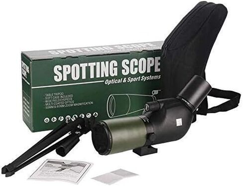 Monocular Telescope Wide Angle Portable Large Eyepiece Waterproof Clear 36x50 Easy Focus Telescope for Watching Outdoor Sports in Kuwait