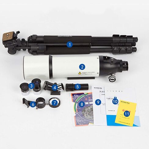 Professional National Geographic Telescope 500Mm Focal Length Astronomical Refracting Telescope Low Light Waterproof HD for Observe The Moon and Landscape - with Backpack in Saudi Arabia