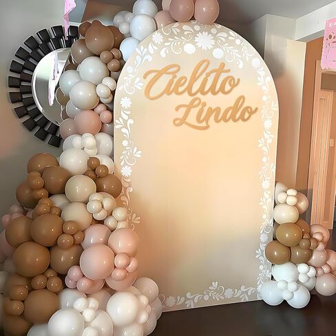 علامة Cielito Lindo للخلفية - شعر Cielito Lindo لافتة للبالون Arch Mexican Baby Shower Party Talavera حفل زفاف (أبيض) in Kuwait