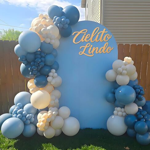 علامة Cielito Lindo للخلفية - شعر Cielito Lindo لافتة للبالون Arch Mexican Baby Shower Party Talavera حفل زفاف (أبيض) in Kuwait