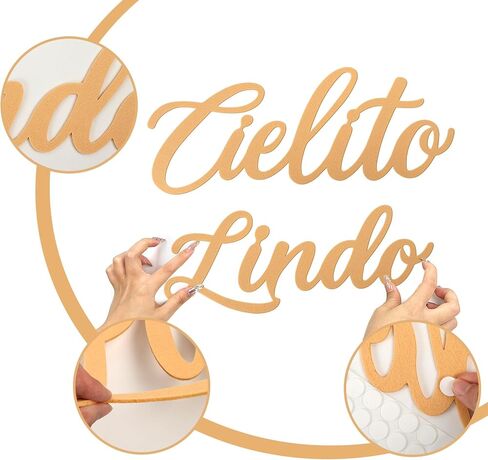 علامة Cielito Lindo للخلفية - شعر Cielito Lindo لافتة للبالون Arch Mexican Baby Shower Party Talavera حفل زفاف (أبيض) in Kuwait