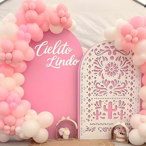 Cielito Lindo Backdrop Sign - Felt Sign for Balloon Arch, Mexican Baby Shower, Birthday, Talavera Wedding Decor, Cielito Lindo Party Decoration Wedding(Light Brown) in Saudi Arabia