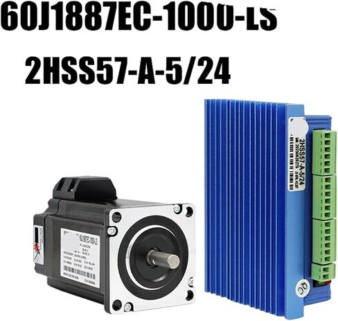 1pcs Closed Loop Stepper Motor Holding Tq 3Nm, Motor Driver 60VDC, Encoder 1000 Lines 2500 Lines Encoder, Plasma Printer(Driver) in Saudi Arabia