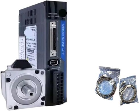 1PCS 200W AC Servo مجموعة مع برنامج تشغيل 0.62N.M المرحلة الواحدة 220VAC 3000 دورة في الدقيقة لآلة الأسلاك تشمل مجموعة الفرامل (برنامج تشغيل 1PCS) in Saudi Arabia