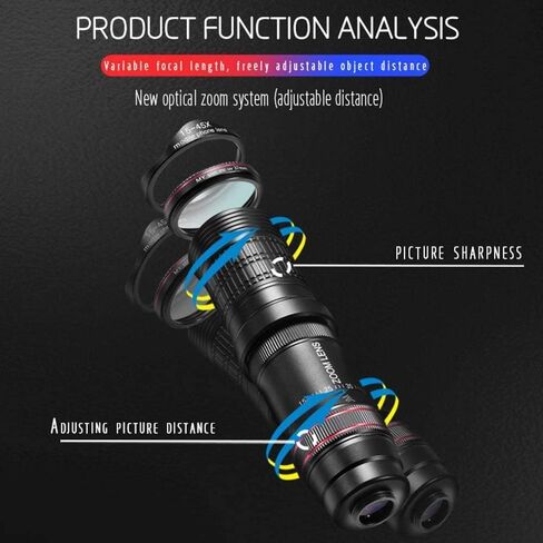 Monocular Telescope Monocular Telescope High Power Monoculars for Adults and Kids with Tripod and Smartphone Holder - Clear BAK4 Prism for Bird Watching Camping Hiking in Saudi Arabia