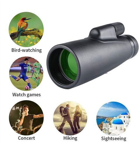 12X50 Powerful Binocular Telescope for Adults - Professional Monocular Scope for Hiking, Bird Watching, Low Light Conditions in Saudi Arabia