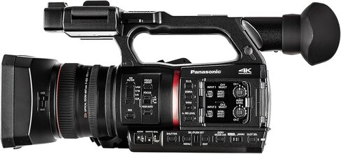 Panasonic AG-CX350 4K UHD كاميرا فيديو محترفة محترفة مع ZOOM البصري 20x | تسجيل 10 بت HDR V-Log HLG (AG-CX350) مع علبة مبطنة ، بطاقة 128 جيجابايت ، ترايبود ، ميكروفون ، شاشة 4K الخارجية والمزيد in Saudi Arabia